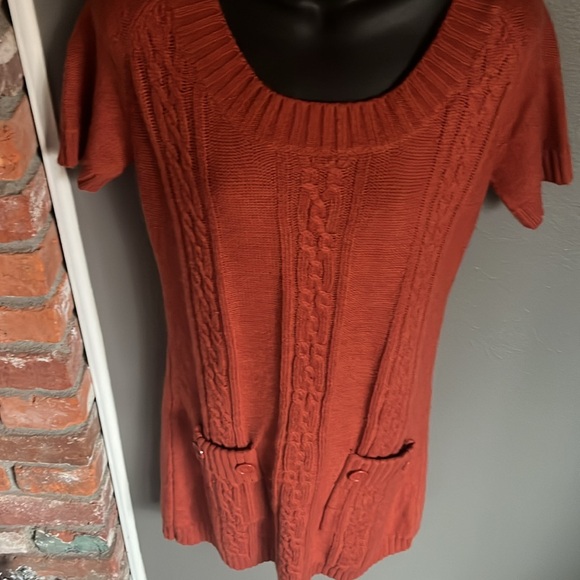 Liv Sweater Dress ~Orange~size L - Picture 2 of 11